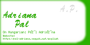 adriana pal business card